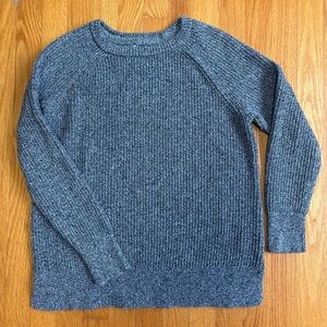 L.L. Bean Cotton Ribbed Sweater Raglan Classic Warm